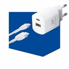 3MK HyperCharger PD / QC 20W Type-C / USB ligzda - Balts - ļoti ātrs tīkla lādētājs