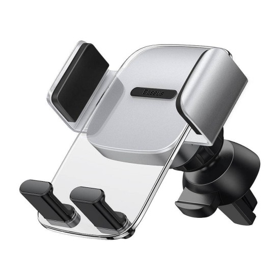 Baseus (SUYK000012) Easy Control Phone holder on Air Vent / Dashboard - Melns - Universāls stiprinājums uz automašīnas paneļa vai ventilācijas režģa