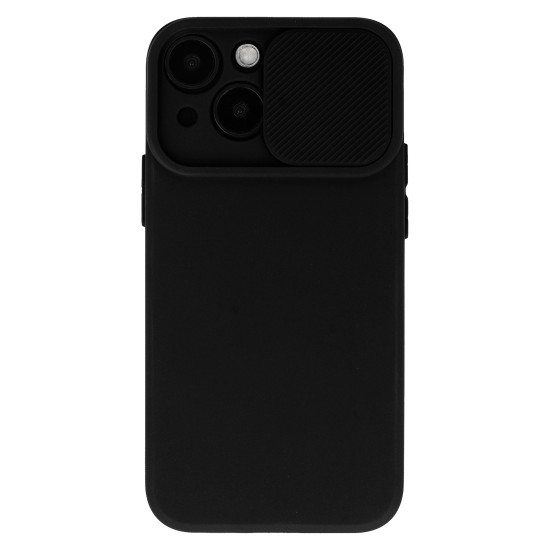 CamShield Soft Back Case priekš Xiaomi Redmi 10C - Melns - silikona aizmugures apvalks / bampers ar kameras aizsargmehānismu