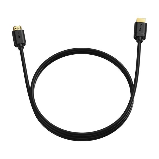 Baseus 2M CAKGQ-B01 HDMI to HDMI (v2.0 / 4K) 60Hz High Defination Cable Adapter - Melns - video adapteris vads / kabelis