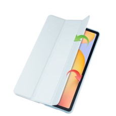 Tech-Protect Smart Case priekš Samsung Galaxy Tab S6 Lite P610 / P613 / P615 / P619 - Gaiši Zils - sāniski atverams maciņš ar magnētu un stendu