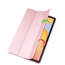 Tech-Protect Smart Case 2 priekš Samsung Galaxy Tab S6 Lite P610 / P613 / P615 / P619 - Rozā Zelts - sāniski atverams maciņš ar magnētu un stendu
