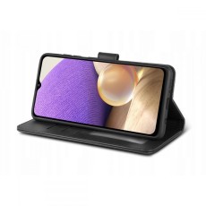 Tech-Protect Wallet Book Case priekš Realme GT Master - Melns - sāniski atverams maciņš ar magnētu un stendu / grāmatveida maks