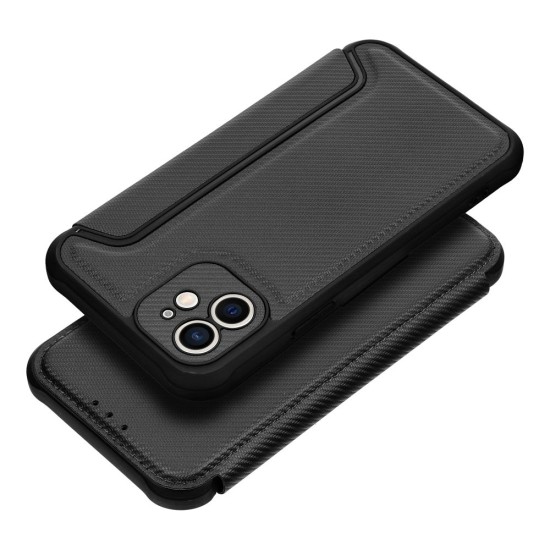Razor Book Case priekš Samsung Galaxy A52 A525 / A52 5G A526 / A52s 5G A528 - Melns - sāniski atverams maciņš / grāmatveida maks
