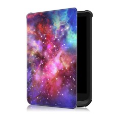 PocketBook Printing Case priekš Basic 4 (606) / Lux 2 (616) / Touch Lux 4 / 5 (627, 628) / Touch HD3 (632) / Color (633) - Piena Ceļš - mākslīgās ādas sāniski atverams maks / maciņš