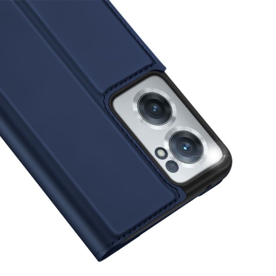 Dux Ducis Skin Pro series priekš OnePlus Nord CE 2 5G - Tumši Zils - sāniski atverams maciņš ar magnētu un stendu