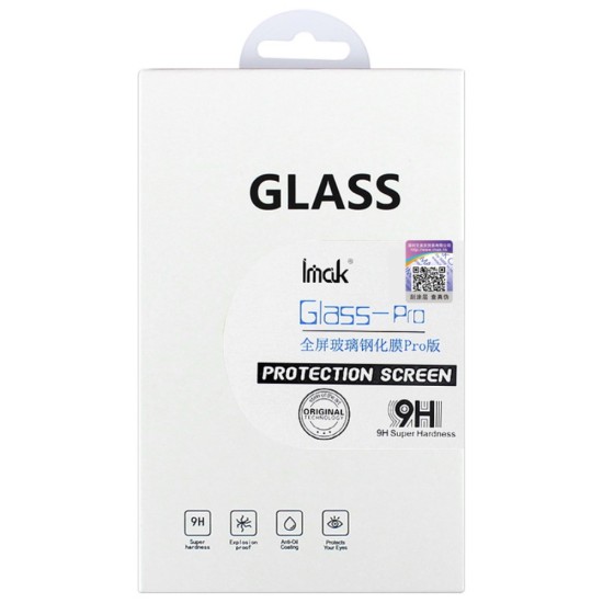 Imak Pro/ Full Glue Anti-Explosion Tempered Glass screen protector priekš Nokia G10 / G20 - Melns - Ekrāna Aizsargstikls / Bruņota Stikla Aizsargplēve
