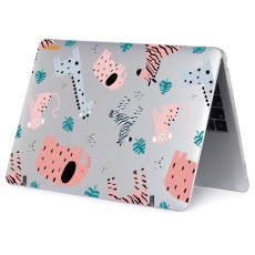 Enkay Hat Prince Hard PC Protective Case priekš Apple MacBook Air 13-inch (2018 / 2019) A1932; (2020) A2179; M1 (2020) A2337 - Caurspīdīgs / Zoo - plastikas no abām pusēm apvalks / maciņš