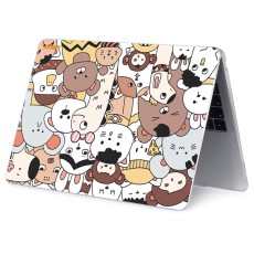 Enkay Hat Prince Hard PC Protective Case для Apple MacBook Air 13-inch (2018 / 2019) A1932; (2020) A2179; M1 (2020) A2337 - Зоо - пластиковая накладка / чехол с обеих сторон