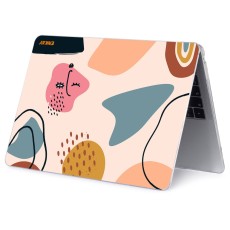 Enkay Hat Prince Hard PC Protective Case priekš Apple MacBook Air 13-inch (2018 / 2019) A1932; (2020) A2179; M1 (2020) A2337 - Figūras - plastikas no abām pusēm apvalks / maciņš