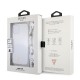 Guess White Pearl series Back Case GUHCP12MKPSWH priekš Apple iPhone 12 / 12 Pro - Caurspīdīgs - triecienizturīgs silikona aizmugures apvalks ar auklu / bampers-vāciņš