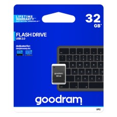 Goodram UPI2 Flash Drive 32GB USB 2.0 Flash Atmiņa - Melna