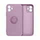 RoarKorea Amber Ring Back Case priekš Apple iPhone 14 Plus - Violets - silikona aizmugures apvalks ar gredzenu / bampers-vāciņš