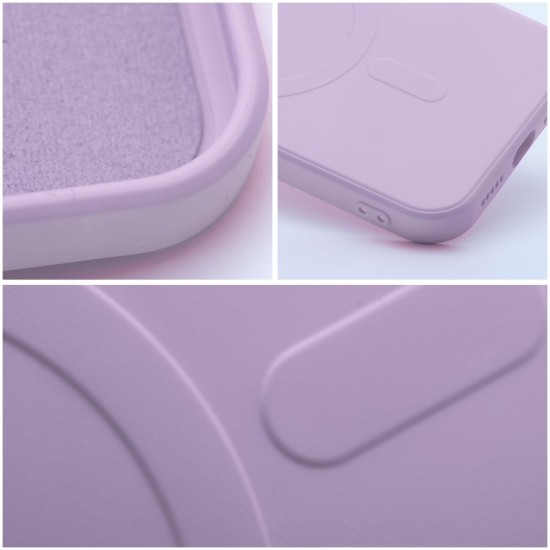 Silicone MagSafe Back Case priekš Apple iPhone 14 - Rozā - silikona aizmugures apvalks / bampers-vāciņš