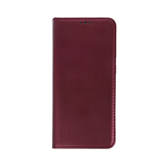 Smart Magnetic Case priekš Samsung Galaxy A23 5G A236 - Bordo - sāniski atverams mākslīgas ādas maciņš ar stendu