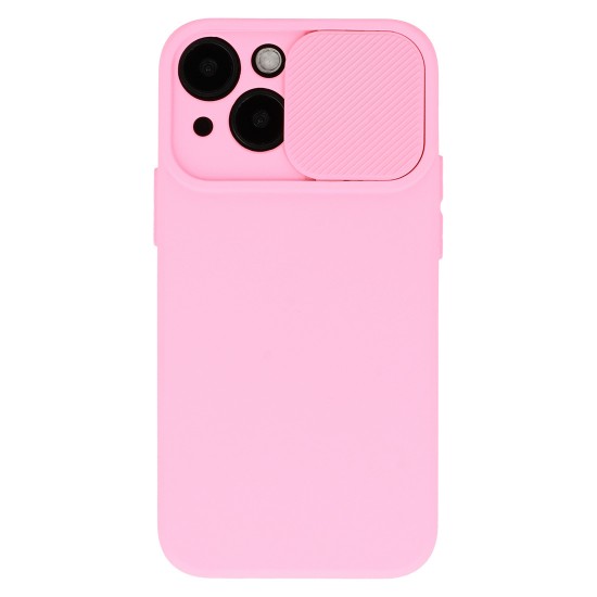 CamShield Soft Back Case для Samsung Galaxy A22 5G A226 - Светло Розовый - силиконовая накладка / бампер с защитным механизмом для камеры