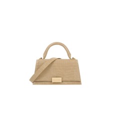 iDeal of Sweden AG22 Valentina Top-Handle Bag - Beige Croco - sieviešu rokassoma / pleca soma