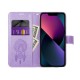 Forcell Mezzo Book Case priekš Apple iPhone 14 Plus - Sapņu Ķērājs / Violets - sāniski atverams maciņš ar stendu un auklu / grāmatveida maks