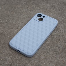 3D Cube Back Case priekš Apple iPhone 11 - Gaiši Zils - silikona aizmugures apvalks / bampers-vāciņš