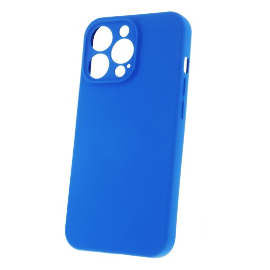 OEM Silicone Back Case (Microfiber Soft Touch) priekš Apple iPhone 11 - Zils - matēts silikona aizmugures apvalks