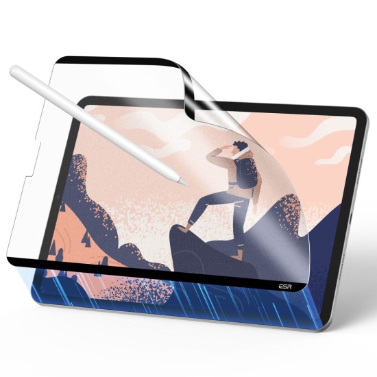 ESR Magnetic Matte Paper-Feel Screen Protector Film priekš Apple iPad Pro 12.9 (2020 / 2021 / 2022) - Matēta magnētiska aizsargplēve ekrānam zīmēšanai