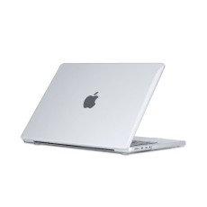 Tech-Protect Smartshell Protective Case priekš Apple MacBook Pro 16-inch (2021) A2485 / (2023) A2780 - Caurspīdīgs - plastikas no abām pusēm apvalks / maciņš