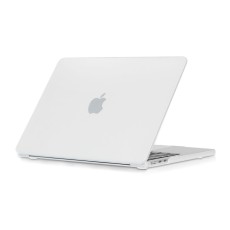 Tech-Protect Smartshell Protective Case priekš Apple MacBook Air 13-inch M2 (2022) A2681 / M3 (2024) A3113 - Caurspīdīgs / Matēts - plastikas no abām pusēm apvalks / maciņš