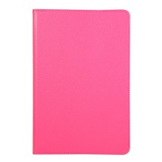 360 Rotary Litchi Grain Leather Cover w/ Stand priekš Huawei MatePad 10.4 - Rozā - sāniski atverams maciņš ar stendu