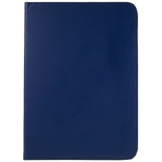 360 Rotary Litchi Grain Leather Cover w/ Stand priekš Apple iPad 10.9 (2022) / 11 (2025) - Tumši Zils - sāniski atverams maciņš ar stendu