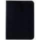 360 Rotary Litchi Grain Leather Cover w/ Stand priekš Apple iPad 10.9 (2022) - Melns - sāniski atverams maciņš ar stendu