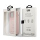 Karl Lagerfeld Silicone Ikonik Outline series Back Case KLHCP12LSILTTPI priekš Apple iPhone 12 Pro Max - Rozā - silikona aizmugures apvalks / bampers-vāciņš