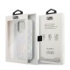 Karl Lagerfeld Monogram Iridescent series Back Case KLHCP14LLGMMSV3 priekš Apple iPhone 14 Pro - Sudrabains - silikona-plastikāta aizmugures apvalks / bampers-vāciņš