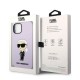 Karl Lagerfeld Silicone Ikonik series Back Case KLHCP14MSNIKBCU priekš Apple iPhone 14 Plus - Violets - silikona aizmugures apvalks / bampers-vāciņš