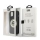 Karl Lagerfeld Liquid Glitter RSG series Back Case KLHCP14SSRSGRCK priekš Apple iPhone 14 - Melns - silikona-plastikāta aizmugures apvalks / bampers-vāciņš