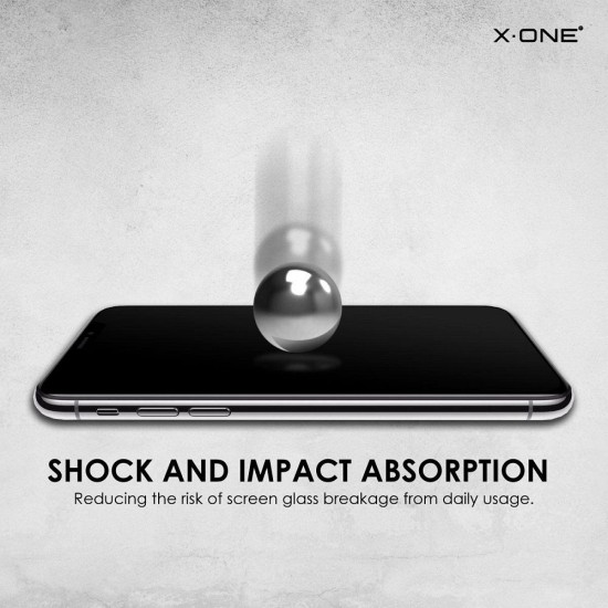 X-One Full Cover Extra Strong Matte Tempered Glass Screen Protector priekš Apple iPhone 14 Pro - Melns - Ekrāna Aizsargstikls / Bruņota Stikla Aizsargplēve