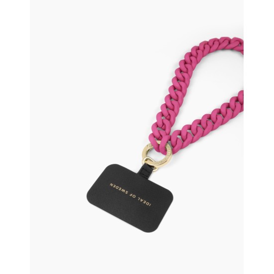 iDeal of Sweden AG22 Phone Wristlet Strap - Hyper Pink - metāliska rokas siksniņa