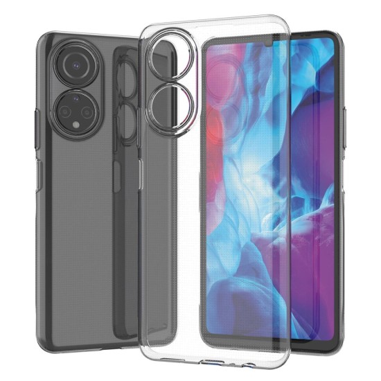 Ultra Thin TPU Phone Protective Back Case priekš Huawei Honor X7 - Caurspīdīgs - silikona aizmugures apvalks / bampers-vāciņš