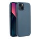 Leather MagSafe Back Case для Apple iPhone 13 - Тёмно Синий - чехол-накладка из искусственной кожи / бампер-крышка
