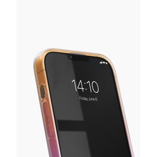 iDeal of Sweden Clear SS23 Back Case priekš Apple iPhone 13 Pro - Vibrant Ombre - silikona aizmugures apvalks / bampers-vāciņš