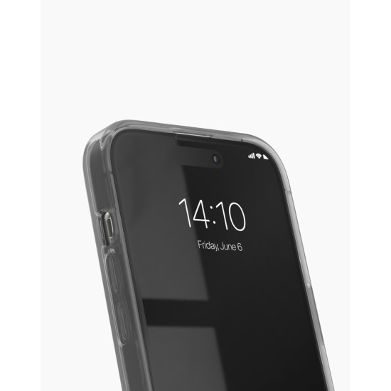 iDeal of Sweden Clear SS23 Back Case priekš Apple iPhone 14 - Tinted Black - silikona aizmugures apvalks / bampers-vāciņš