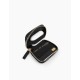 iDeal of Sweden Athena Necklace AS22 Back Case priekš Apple iPhone 12 / 12 Pro - Black - mākslīgās ādas aizmugures apvalks ar siksniņu un Airpods somiņu / bampers-vāciņš