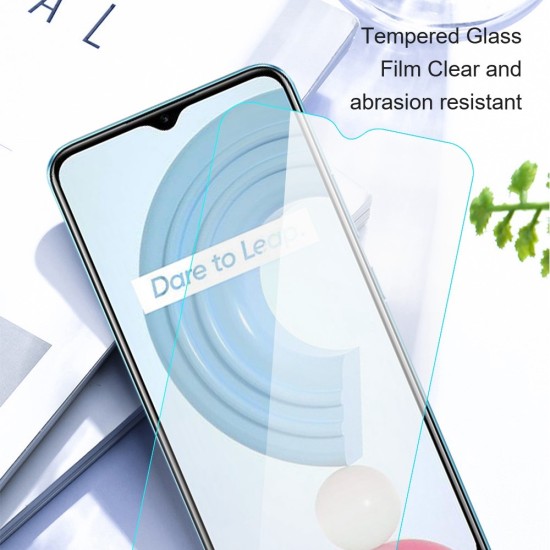 AMORUS Tempered Glass Screen Protector priekš Realme C30s - Ekrāna Aizsargstikls / Bruņota Stikla Aizsargplēve