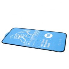 AirBag Shockproof Full Glue Tempered Glass screen protector priekš Samsung Galaxy A13 4G A135 / A13 5G A136 / A04s A047 - Melns - Ekrāna Aizsargstikls / Bruņota Stikla Aizsargplēve