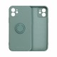 RoarKorea Amber Ring Back Case priekš Samsung Galaxy A14 4G A145 / A14 5G A146 - Zaļš - silikona aizmugures apvalks ar gredzenu / bampers-vāciņš