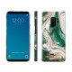 iDeal of Sweden Fashion AW18 Back Case priekš Samsung Galaxy S9 G960 - Golden Jade Marble - plastikāta aizmugures apvalks ar iebūvētu metālisku plāksni / bampers-vāciņš