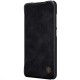 NILLKIN Qin Series Card Holder Leather Flip Case priekš Samsung Galaxy A34 5G A346 - Melns - sāniski atverams maciņš