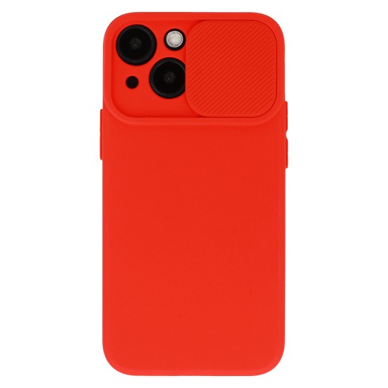 CamShield Soft Back Case priekš Apple iPhone 11 - Sarkans - silikona aizmugures apvalks / bampers ar kameras aizsargmehānismu