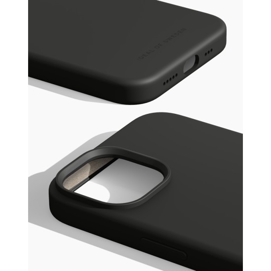 iDeal of Sweden Silicone SI23 Back Case priekš Apple iPhone 14 - Black - silikona aizmugures apvalks / bampers-vāciņš