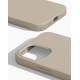iDeal of Sweden Silicone SI23 Back Case priekš Apple iPhone 12 / 12 Pro - Beige - silikona aizmugures apvalks / bampers-vāciņš