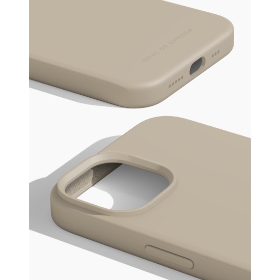 iDeal of Sweden Silicone SI23 Back Case priekš Apple iPhone 14 - Beige - silikona aizmugures apvalks / bampers-vāciņš
